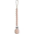 mushie 100% Silicone Baby Pacifier Clip BPA Free | Hera (Blush)