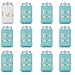 12pc Set Bride Squad & Bride Favor Drink Wedding Coozies for Bachelorette Party Bridal Showers & Weddings - 4mm Bottle Cooler Sleeves aka Can Coozie Full Set aka Beverage Insulators (12pc Set)