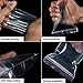 500 Pack 2 Mils Plastic Poly Zipper Bags, 3 Assorted Sizes (2.4 x 3.5, 3.5 x 5, 4 x6 inch), Resealable Clear Durable Zipper Crafts Storage Bags for Jewelry, Bead, Toy Piece, Pill, Crafts Making