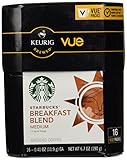 Starbucks Breakfast Blend Coffee Vue Cup For Keurig Vue Brewers 16 Pack