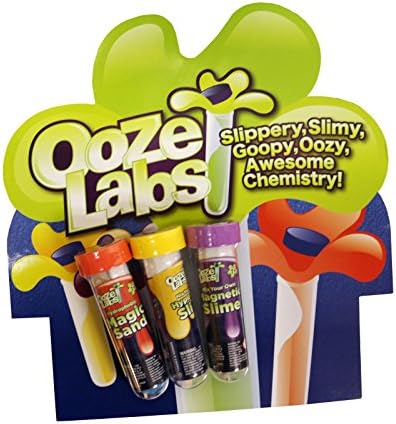 Ooze labs 1, 4, &amp; 5 Slimes: Glow in the dark, Magnetic, and Hypercolor Set of 3