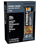 STRONG & KIND Protein Bars, Hickory Smoked Bar, 1.6 Ounce, 4 Count
