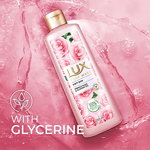 LUX-Shower-Gel-French-Rose-Fragrance-Almond-Oil-Bodywash-With-Glycerine-For-Soft-Glowing-Skin-Paraben-Free-245-ml Lux Shower Gel, French Rose Fragrance & Almond Oil Bodywash, With Glycerine For Soft & Glowing Skin, Paraben Free, 245…