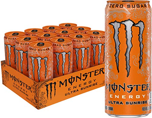 Monster Energy Ultra Sunrise Sugar Free Energy Drink 10 5 Ounce Pack Of 12 Amazon Com Grocery Gourmet Food