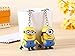 Cute Cartoon Despicable Me 3d Eye Small Minions Anime Doll Rubber Action Figure Classic Kid Toys Key Chains