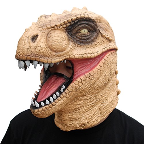 CreepyParty Novelty Halloween Costume Party Animal Head Mask Dinosaur