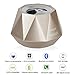 Bluetooth Speakers with Super Bass, beegod Mini Diamond Bluetooth Wireless Stereo Speaker with Mic For Phone and AUX Line In (Gold)