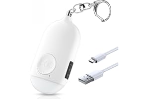 SETFLAGS Personal Safety Alarm for Women,Self Defense Keychain for Women,Elderly/Kids Safety Alarm Keychain Siren with LED Strobe Light,130 dB Safe Sound