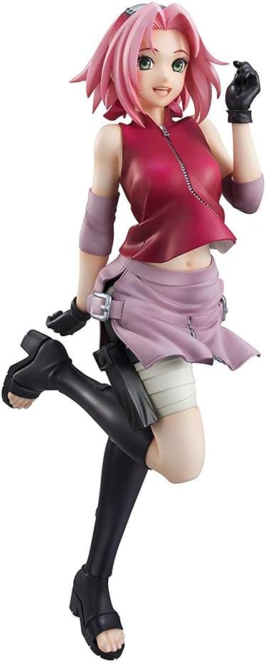 Siyushop Naruto Shippuden Naruto Gals Sakura Haruno PVC Figure - Figure 21CM Tall