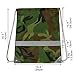 Camo Party Supplies Favors Goodie Bags for Teens Birthday, 10 Pack Camoflauge Drawstring Backpack Bags