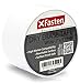 XFasten Dry Erase Tape White 2-Inch x 15-Feet Zero Smudging Ghosting-Free Whiteboard Tape, Reusable Dry Erase Labels for Storage Bins, Sentence Strips for Teachers