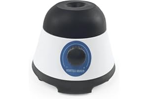 VISOSCI Vortex Mixer with Touch Start, Paint Mixer Shaker with Adjustable Speed 0-3500RPM,Vortexer for Hobby Acrylic Paints,Nail Polish,Pigment,Testing Tubes, 50 pcs Stainless Steel Balls