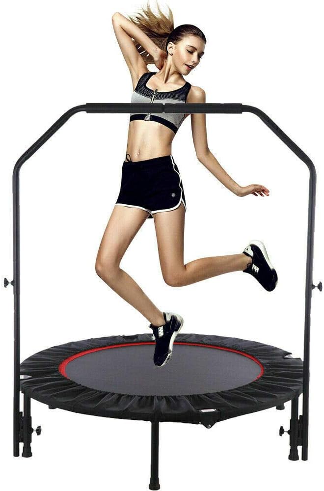 Kaibrite Trampolin Erwachsene Fitness 50" Indoortrampolin mit Lenker Amazon.de Sport & Freizeit