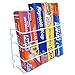 Evelots Wrap/Foil Organizer Rack-Kitchen Cabinet Door-Wall-Plastic Coated Iron