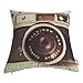 Monkeysell Pillow Cover Linen Throw Pillow Case Square Pillowcase for Sofa
