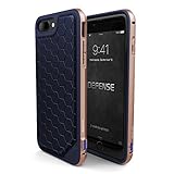 X-Doria Defense Lux Series - Military Grade Drop Tested Protective Case for iPhone 7 Plus - Blue/Gold