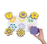 Foam Flower Stamps - 12 Pack