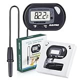 Aquarium Thermometer, RISEPRO Digital Water Thermometer For Fish Tank Aquarium Marine Temperature