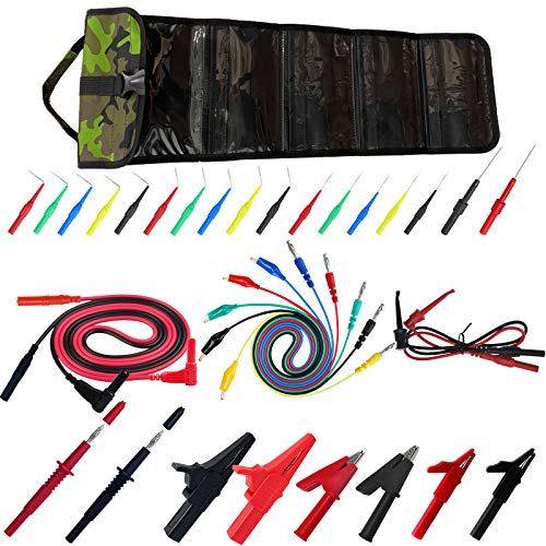 Testeronics 34in1 Test Lead and Test Probe Kit for Multimeter Tester
