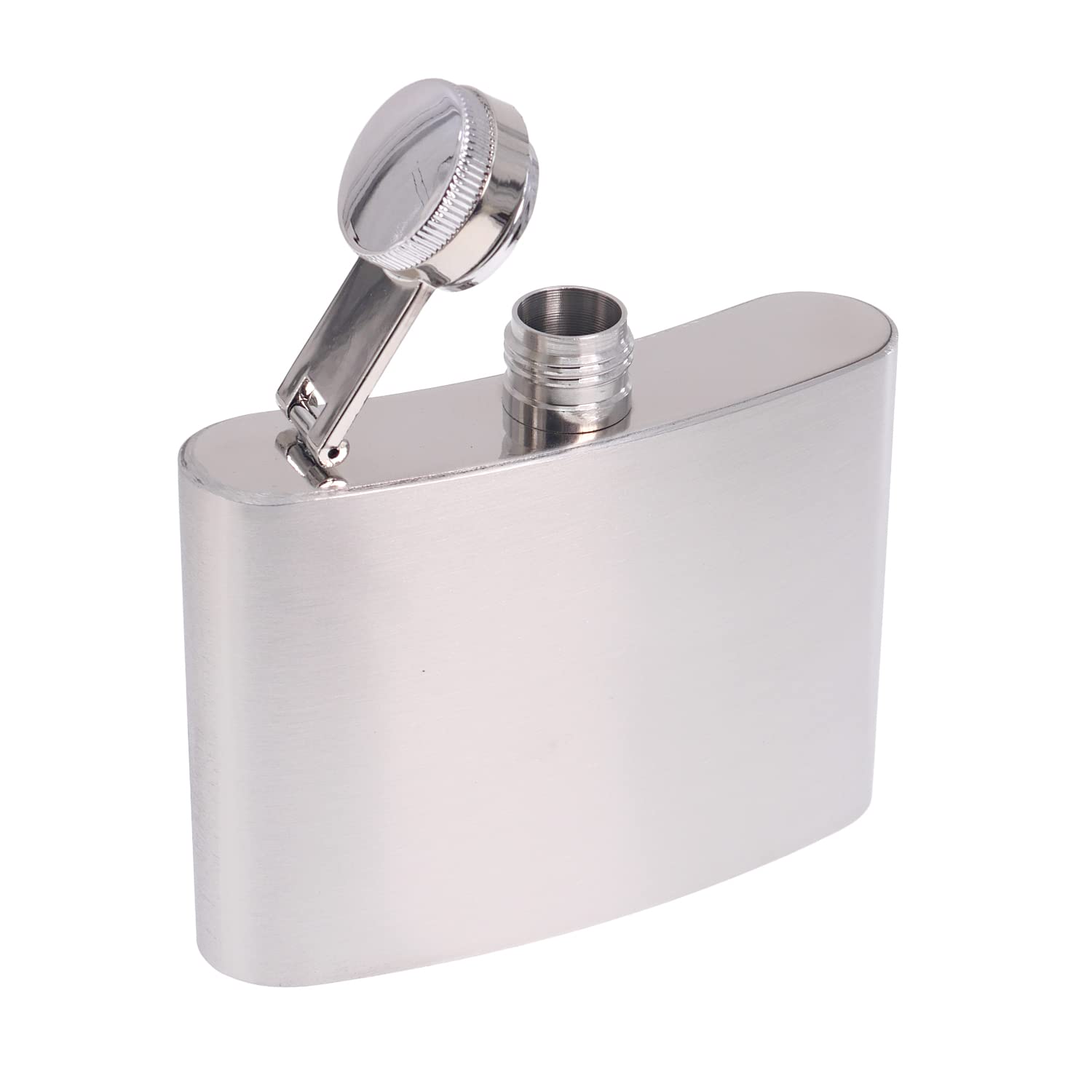 DBOO 4 oz Stainless Steel Hip Flask - Whiskey Flask 100% Leak Proof, Portable Pocket Hip Flask for Liquor for Men