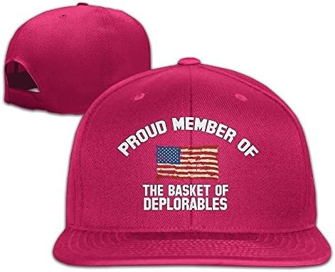 GD54 Proud Member Of The Basket Of Deplorables Adjustable Baseball Hat & Cap Red