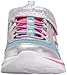 Skechers Kids Girls' Swift Kicks-Super Skillz Sneaker,Silver/Multi,