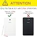 Fintie Samsung Galaxy Tab A 10.1 with S Pen Keyboard Case, Slim Shell Stand Cover with Detachable Wireless Bluetooth Keyboard for Galaxy Tab A 10.1 with S Pen(SM-P580/P585), Navy