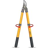 AIRAJ 16-24'' Extendable Loppers for Tree Trimming | Branch Cutter with 1.5“ Cutting Capacity | Loppers for Gardening | Garden Shears