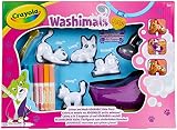 Crayola Washimals Colour and Wash Pets Playset - Kids Craft Kit with Markers & view 2