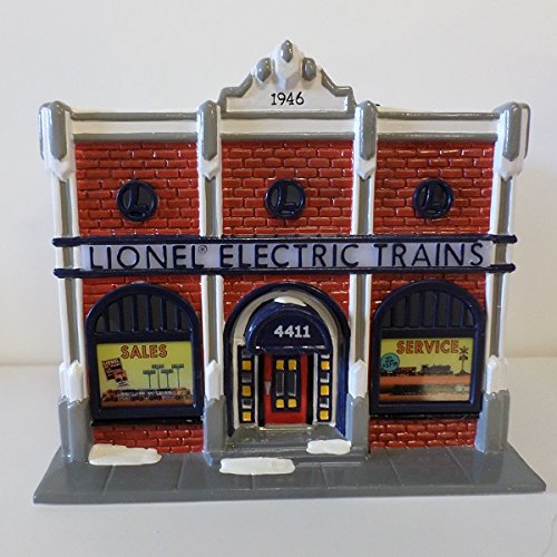 Department 56 2202 Snow Village "Lionel Electric Train Shop