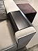 meistar Sofa Couch Arm Tray Table. Elegant Model. Fits Over Square Chair arms (Dark Brown)