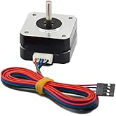 Iverntech 42 Nema 17 Stepper Motor 23mm Body for Titan Extruder 3D Printer 1.8 Stepper Angle 1.5A 2 Phase 4-Lead with 1M Cabl