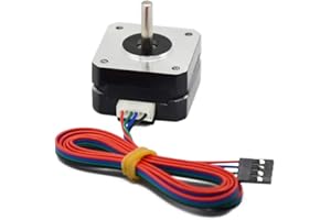 Iverntech 42 Nema 17 Stepper Motor 23mm Body for Titan Extruder 3D Printer 1.8 Stepper Angle 1.5A 2 Phase 4-Lead with 1M Cable