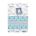 Gerber 100% Cotton Receiving Blankets, Nautical Flannel, 5 Count