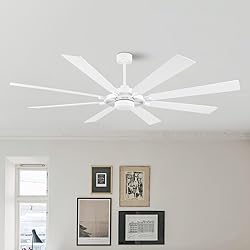 ELEHINSER 80" Ceiling Fan with Lights and Remote