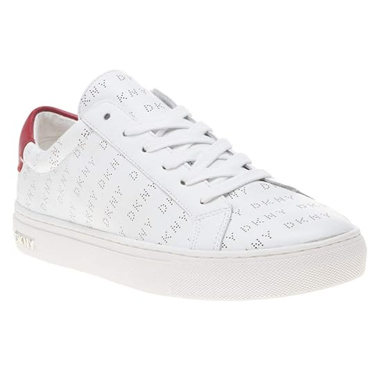 DKNY Court Lace Up Sneaker Damen Sneaker Weiß
