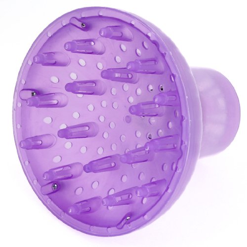 Click Here to See More Images Women Beauty Tool Wind Spin Hair Dryer Diffuser Purple