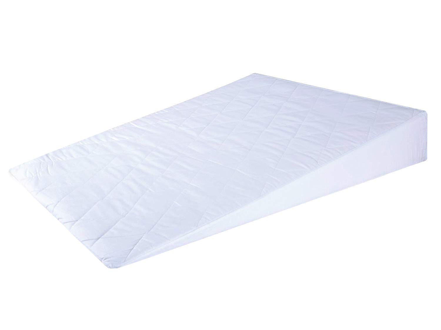 Luxury Bed Sleep Wedge With Quilted Cover Foam Support Pillow