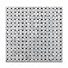 Bianco Carrara White Marble Honed Basketweave Mosaic Tile with Black Dots - 6