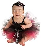 Black And Pink Tutu Baby Costume - 6-9 Months