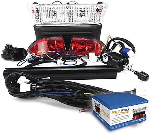 RecPro New Club CAR Precedent Golf CART Deluxe Ultimate Light KIT W/Turn Signals for 2008.5 & UP