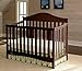 Graco Harbor Lights 4-in-1 Convertible Crib, Espresso, Easily Converts to Toddler Bed Day Bed or Full Bed, Three Position Adjustable Height Mattress (Mattress Not Included)