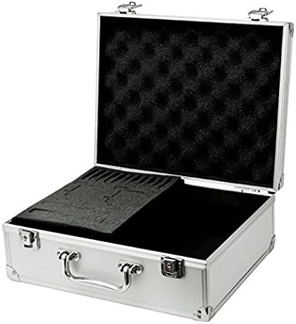 Getbetterlife Alluminum Tattoo Kit Case Box with key 12.5"x9.6"x4.8" (white)