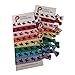 Horse Silhouettes Hair Elastics Ribbon Ties (2 Cards,16 Hair Ties) Girls Equestrianism Horseback Rider Riding Cowgirls Racing Sports No Crease Ponytail Holders Pony Tail Holder Ouchless Ribbon Bands