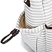 Diaper Bag - Stylish Designer Baby Canvas Messenger Bags - Weekender Tote With Zipper Organizer By HYBLOM - Fashion Cute Nappy Striped Handbag For Moms - Changing Pad, Shoulder & Stroller Straps