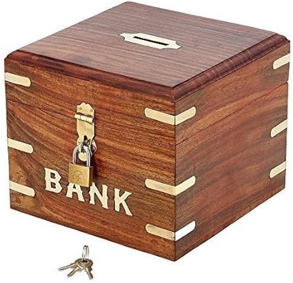 ShalinIndia Indian Coin Bank Money 
