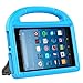 MENZO Kids Case for Amazon All-New Fire HD 8 2018/2017, Light Weight Shockproof Handle Stand Kids Friendly Case for Fire HD 8 Inch (2017 and 2018 Releases) Tablet, Blue