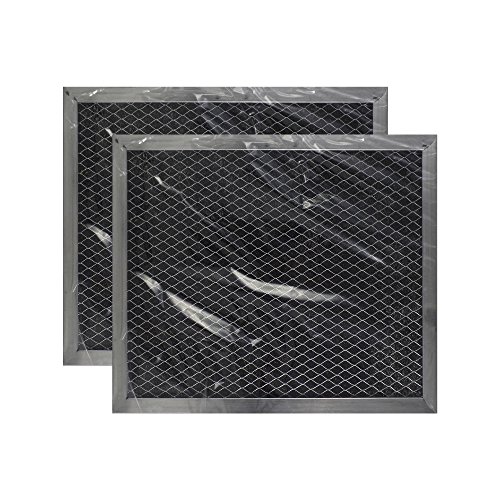 2 PACK Air Filter Factory 8 X 9-1/2 X 3/8 Range Hood Charcoal Carbon Filters AFF87-CH