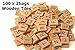 Fuhaieec 200wood 200Scrabble Letter Tiles, 2-Sets, Wood (Pack of 2 )