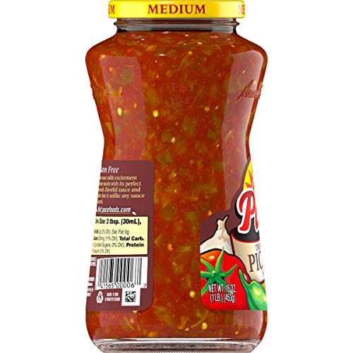PACE MEDIUM PICANTE SAUCE, 16 OZ JAR
